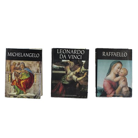 LOTTO DI TRE TOMI DI STORIA DELL'ARTE