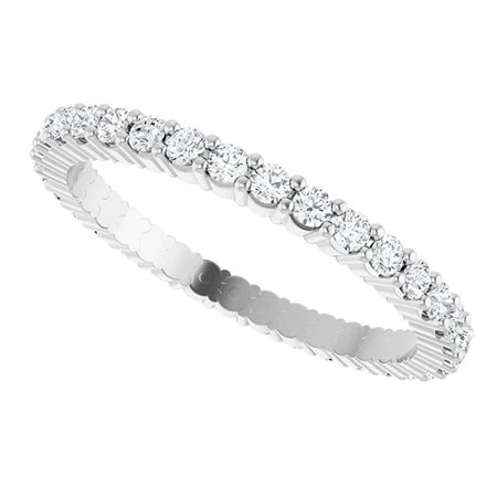 ANELLO ETERNITY CON DIAMANTI NATURALI PER 0,5 CT - 122107 14K NAT