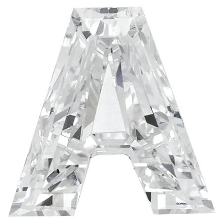 LETTERA A IN DIAMANTE LAB GROWN - DIAMOND-LAB-A -