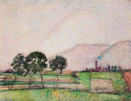 ARTURO TOSI Busto Arsizio 1871 – Milano 1956 IN VISTA DI ROVETTA - AGRO DI...