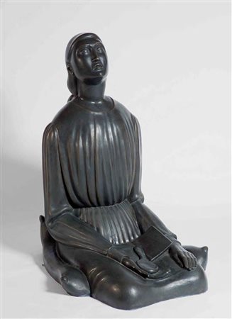 ARTURO MARTINI Treviso 1889 – Milano 1947 L’AMANTE MORTA, 1922 bronzo 1/3, cm...