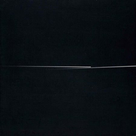 MARINA APOLLONIO Trieste 1940 LINEA 7, 1975 acrilico su tela, cm 70x70....