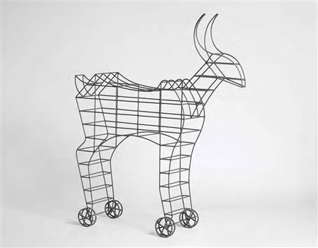 LUIGI MAINOLFI Rotondi Valle Caudina (AV) 1948 CAPRETTA DI STUPINIGI, 1997...