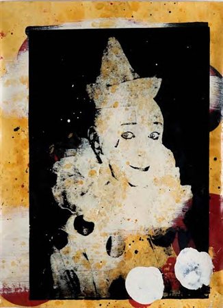 FORD BECKMAN Columbus, Ohio 1952 BOZO PORK CHOP, 1992 tecnica mista su carta,...