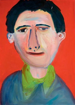 MARTIN MALONEY Londra 1961 JERRIKO, 2000 olio su tela, cm 106,7x76,8....