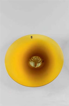 LAURA DE SANTILLANA Autunno, colore tè con grande murrina tè/pagliesco al...