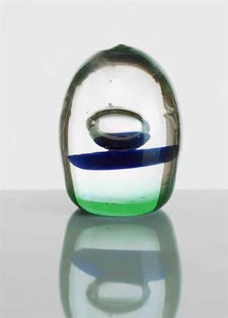 VENINI Fermacarte in vetro. Firma all’acido: Venini Murano Italia