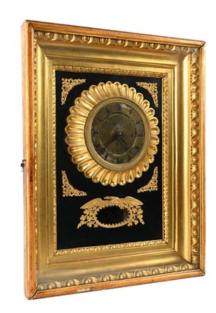Pendola da parete d'epoca Biedermeier, Austria, prima metà del XIX secolo cm...