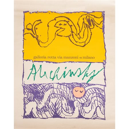 ALECHINSKY GALLERIA ROTTA VIA MANZONI 44 MILANO