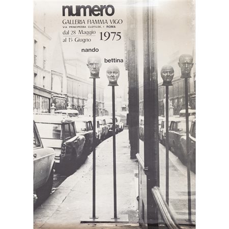 NUMERO GALLERIA FIAMMA VIGO DAL 28 MAGGIO AL 15 GIUGNO 1975 ...