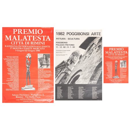 DUE MANIFESTI ED UN POSTER