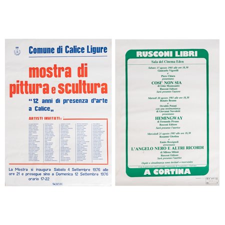 DUE POSTER / MANIFESTI