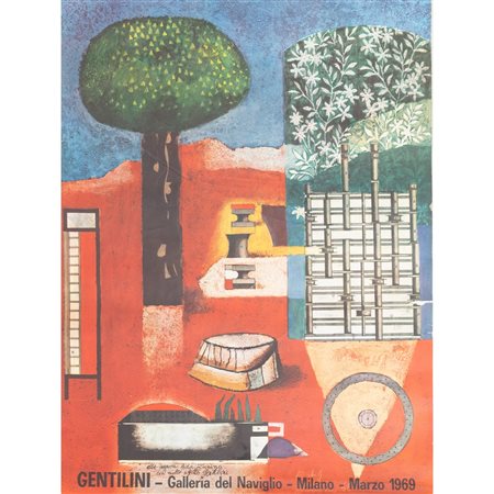 GENTILINI – GALLERIA DEL NAVIGLIO – MILANO – MARZO 1969