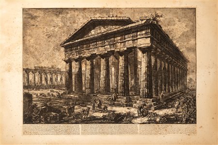 Giovanni Battista Piranesi, Veduta del tempio di Nettuno a Paestum
