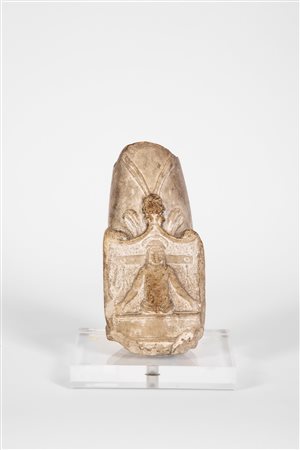Frammento di rilievo con Cristo in Pietà. Probabilmente secolo XV-XVI.