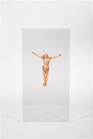Cristo crocifisso in corallo di Sciacca, XVIII-XIX secolo.