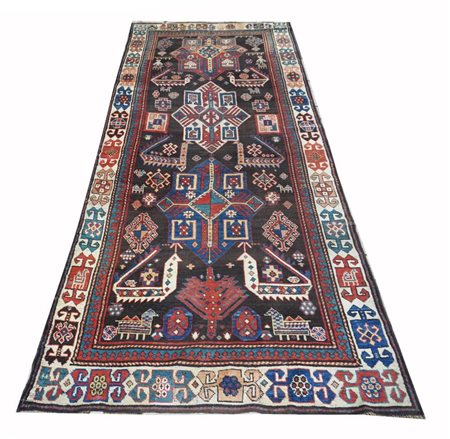  
Tappeto Akstafa Caucaso, fine XIX Secolo
 280 x 120 cm