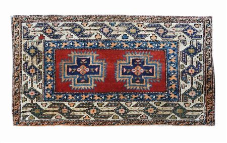  
Piccolo pannello annodato Area di Bidjar, Persia occidentale, 1900 circa
 102 x 55 cm