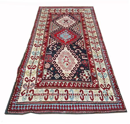  
Tappeto Kasak Caucaso, 1900 circa
 253 x 136 cm