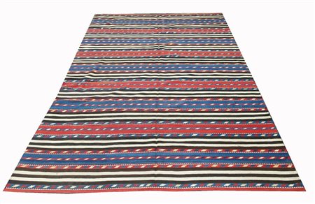  
Kilim con disegno a righe Caucaso, XIX Secolo
 297 x 204 cm