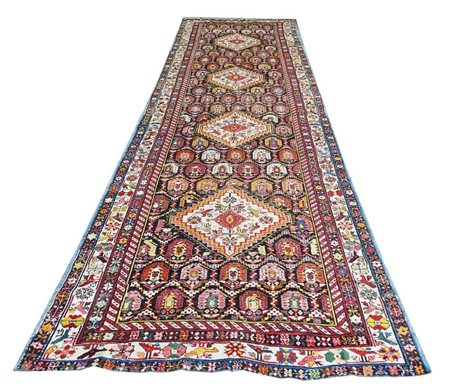  
Tappeto Hila Caucaso, XIX Secolo
 434 x 140 cm