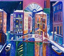 Adriano Piotto (1952)
Neve nel crepuscolo veneziano, 2006