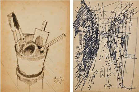 SCHULTZ RAOUL Isola Lero (Grecia) 1931 - Venezia 1971 senza titolo lotto di 2...