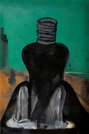 ZOTTI CARMELO Trieste 1933 - Treviso 2007 senza titolo 1974 tecnica mista su...