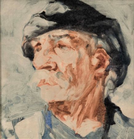 NOVATI MARCO Venezia 1895 - 1975 Testa di pescatore 1930/1935 monotipo su...