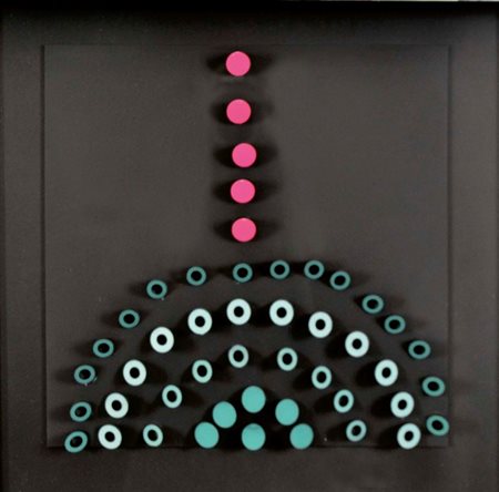 COSTALONGA FRANCO Venezia 1933 Cilindretti misti 1980 materiale plastico ad...