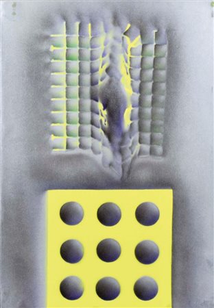 COSTALONGA FRANCO Venezia 1933 Destrutturazione 2007 acrilici su cartoncino...