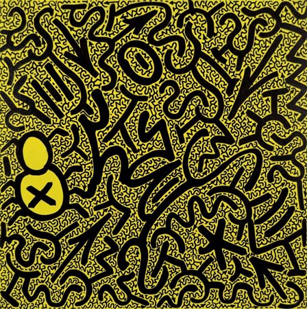 LITTLE ANGEL (ORTIZ) New York 1967 Climbing 2007 tecnica mista su tela 61x61...