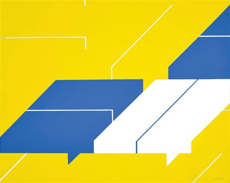 TROISI ALFREDO Foggia 1938 senza titolo 1974 olio su tela 40x50 firma e data...