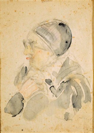 DE PISIS FILIPPO Ferrara 1896 - Milano 1956 Figura 1935 gouache su carta...