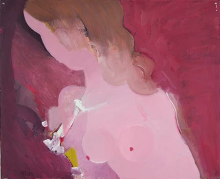 ALTIERI SERGIO Gorizia 1930 Nudo olio su tela 40x50 firma in basso a sinistra