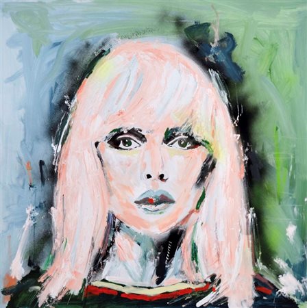 DALLE CARBONARE ENRICO Schio 1973 Blondie 2015 acrilici e tecnica mista su...