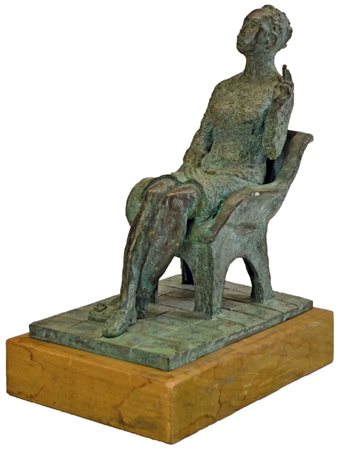 TINAZZI NILLO Fossalta Maggiore 1922 - Bologna 2003 Quesito scultura in...