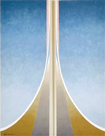 MOLTENI ALVARO Como 1920 - 2015 Sintesi 1971 lotto di 2 olii sutavola in...