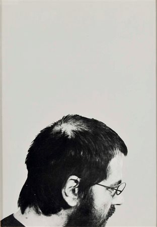 PISTOLETTO MICHELANGELO Biella 1933 Autoritratto (anni '70) fotolito 50x35...