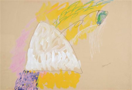 MARTINO NICOLA MARIA Lesina 1946 senza titolo 1989 tecnica mista su carta...