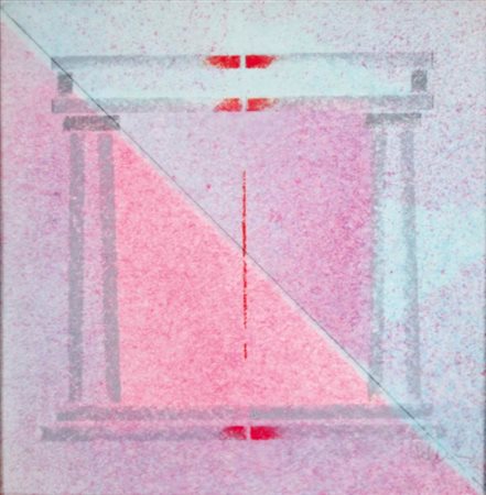 GELMI ANNAMARIA Trento 1943 senza titolo 1984 tecnica mista su carta 30x30...