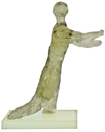 GUIDI VIRGILIO Roma 1892 - Venezia 1984 Incontro (anni '70) scultura in vetro...