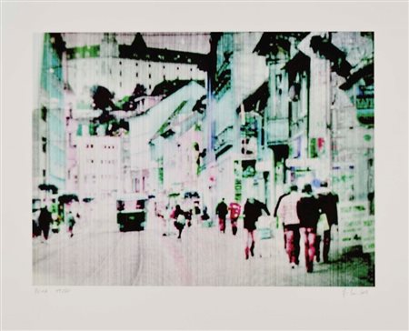 LEMMENS ANDRE' Kranenburg 1967 Stadt 2013 giclee su carta pesante di cotone...