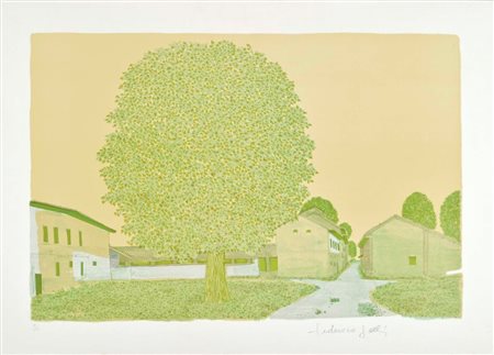 GALLI FEDERICA Soresina (Cr) 1932 L' aurora 1980 litografia es. 93/100 50x70...