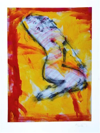 HAHN FRIEDEMANN Singen am Hohentwiel 1949 Marilyn Monroe 2014 giclee su carta...