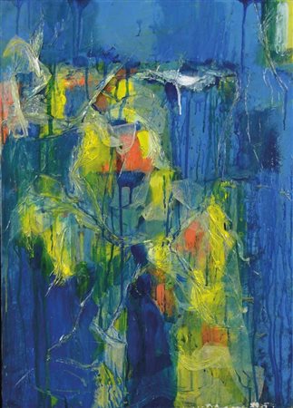 GUARNIERI ODDINO Cavarzere 1932 Ancora... 2007 tecnica mista e collage su...