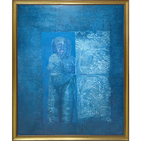 Blu - monocromo figurativo, 1982