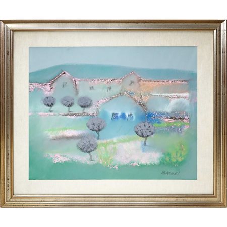 Manlio Bacosi (1921 - 1998)  - Paesaggio, 20° secolo