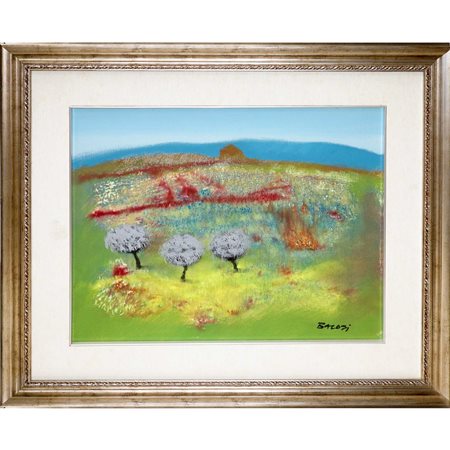 Manlio Bacosi (1921 - 1998)  - Paesaggio, 20° secolo