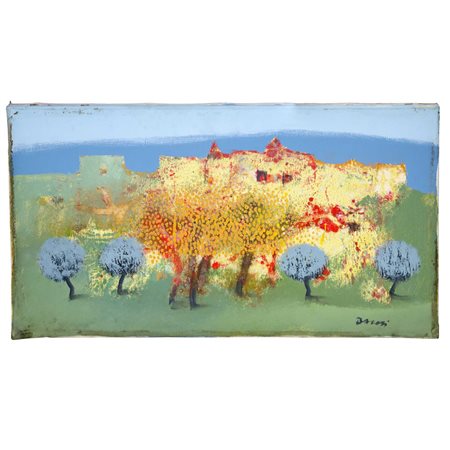Manlio Bacosi (1921 - 1998)  - Paesaggio, 20° secolo